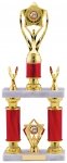 19" RED TUBE HOLDER TROPHY