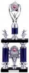 19.25"BLUE TUBE HOLDER TROPHY