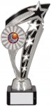 8.5" SILVER BLACK TROPHY