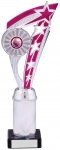 11" SILVER PINK TROPHY