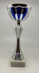 14" SILVER/BLUE TROPHY