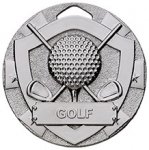 50MM GOLF MINI SHIELD MEDAL