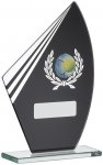 6.5" GLASS BLACK MIRROR AWARD