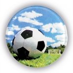 FOOTBALL 1"DOMED CENTRE