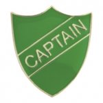 GREEN CAPTAIN ENAMEL SHIELD