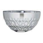 120mm SILVER METAL 1/2 BOWL