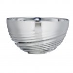 70mm SILVER METAL 1/2 BOWL